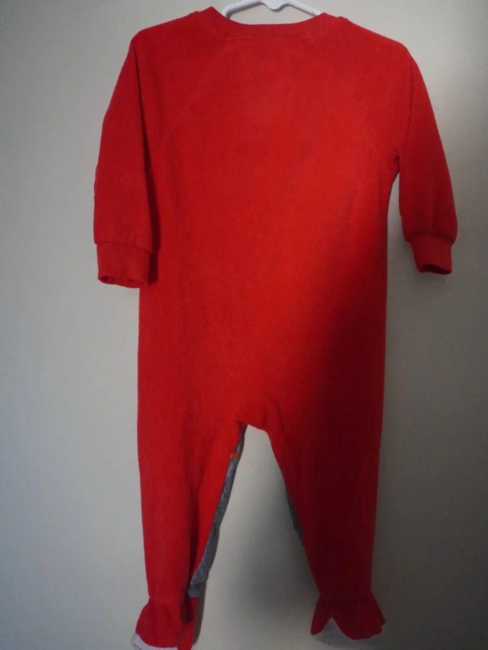 Paw Patrol Red and Gray Character Footed Pajamas
